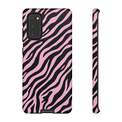 Stylish Blush Zebra Print Phone Case