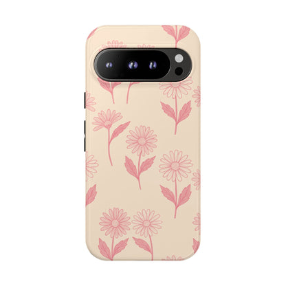 Pretty Pink Daisy Pattern Phone Case