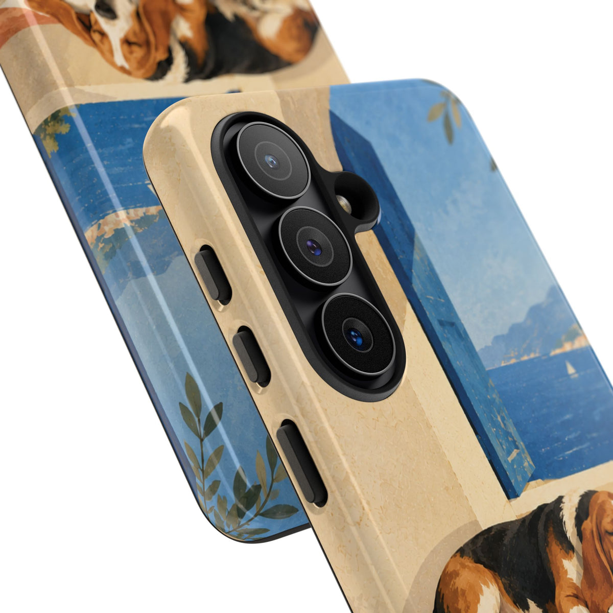 Basset Hound Unfinished Chapter Phone Case - Multicolor Phone Case