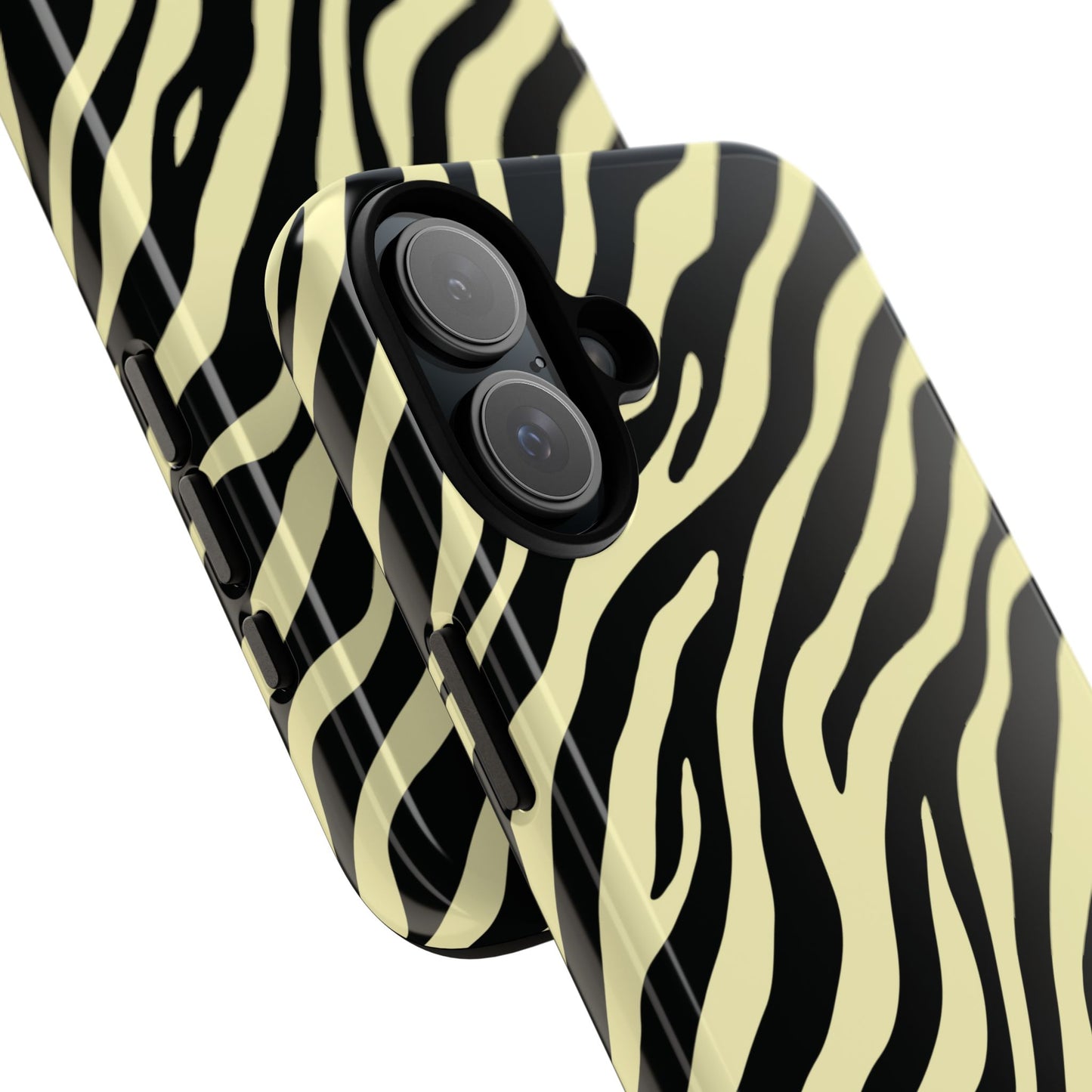 Stylish Neutral Zebra Print Phone Case