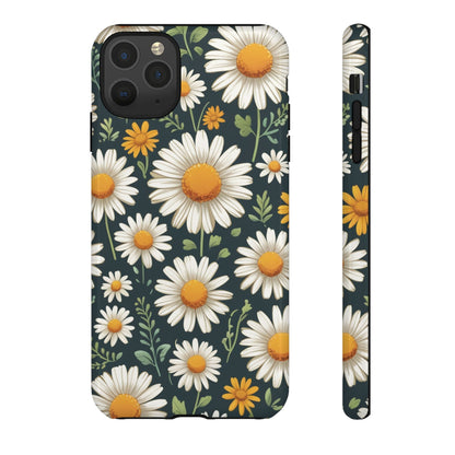 iPhone 11 Pro Max / Glossy Phone Case - Daisies Floral Pattern 3 Phone Case