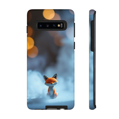 Samsung Galaxy S10 / Glossy Phone Case - Cute Misty Fox Design Phone Case