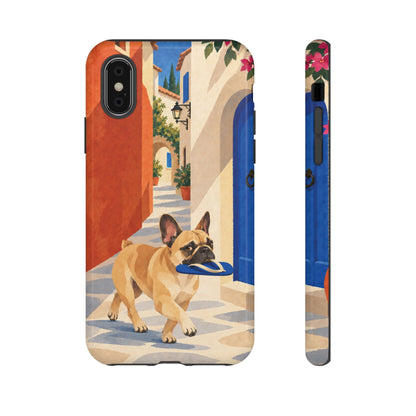 French Bulldog Quiet Lane Phone Case - Multicolor Phone Case - iPhone X / Glossy