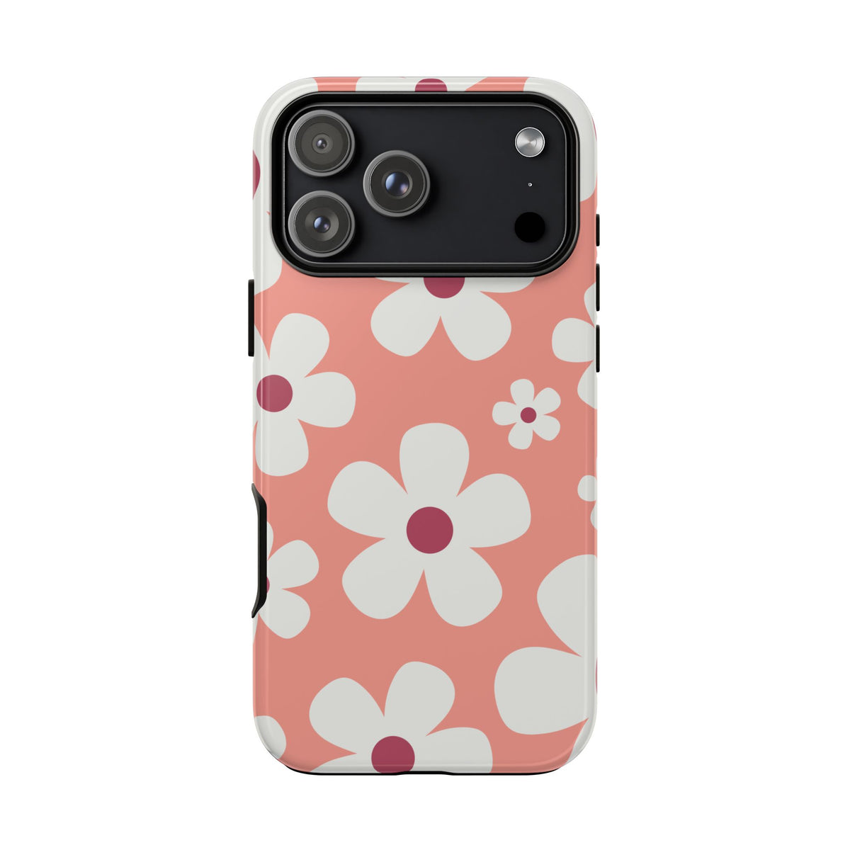 Cute Pink Daisy Pattern #2 Phone Case - Pink Phone Case - iPhone 17 Pro Max / Glossy