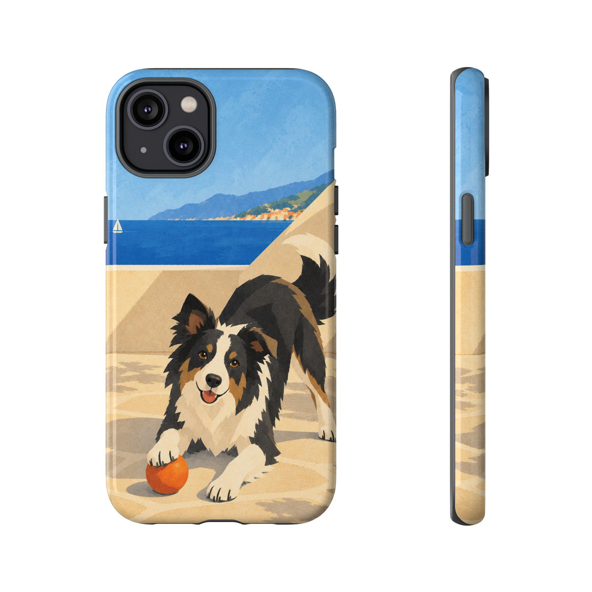 Border Collie One More Throw Phone Case - Multicolor Phone Case - iPhone 14 Plus / Glossy