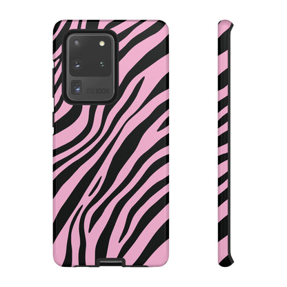 Modern Blush Zebra Print Phone Case