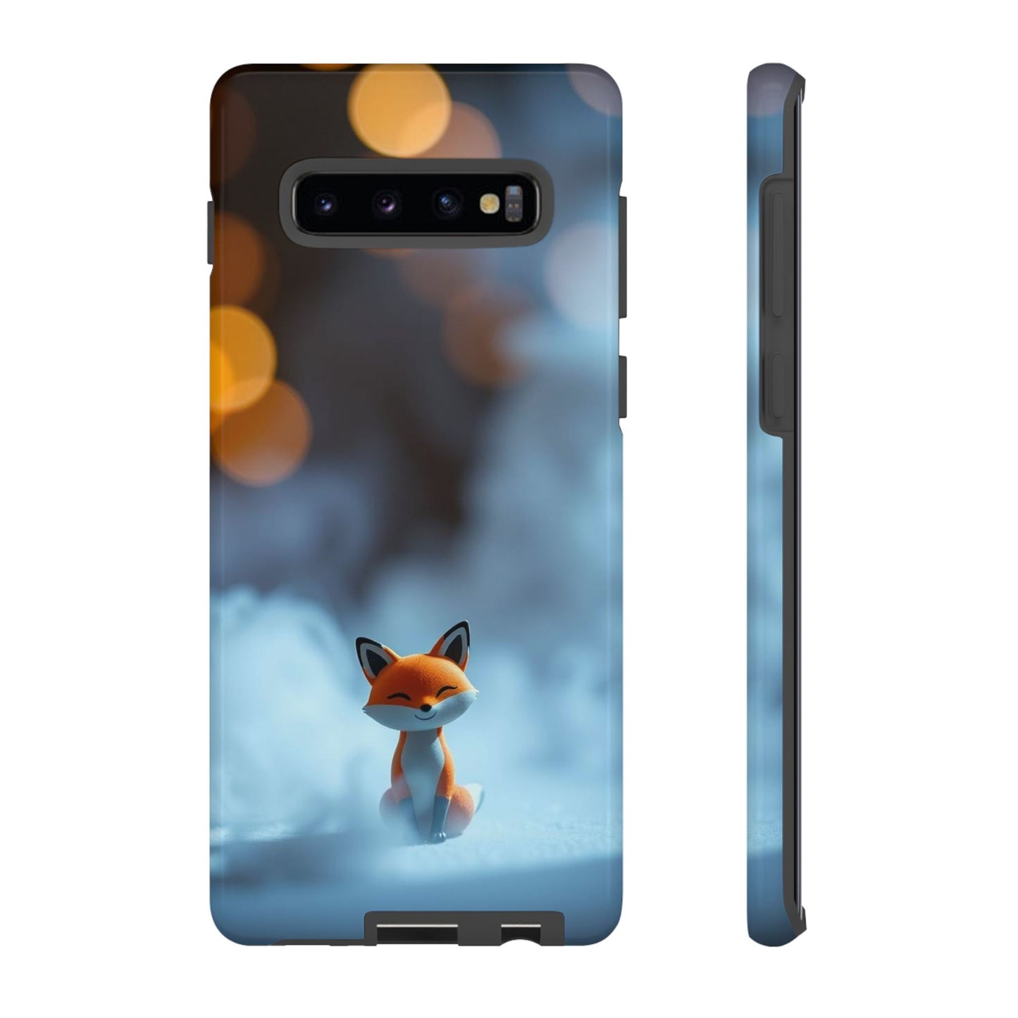 Samsung Galaxy S10 Plus / Glossy Phone Case - Cute Misty Fox Design Phone Case