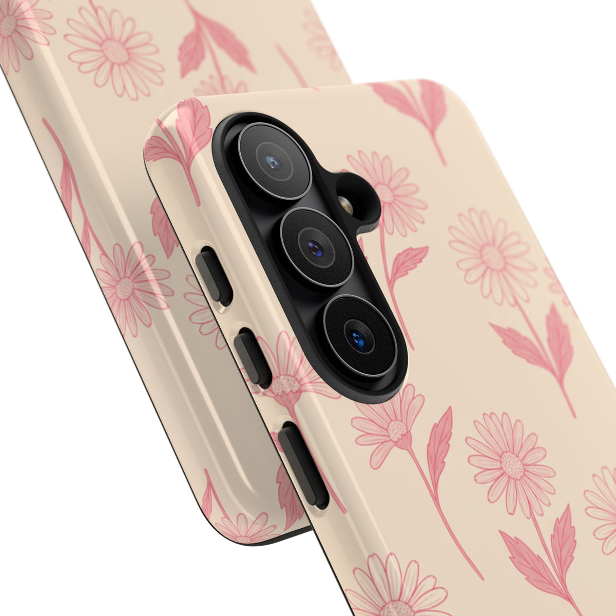 Pretty Pink Daisy Pattern Phone Case