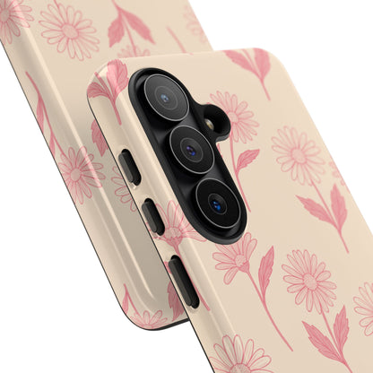 Pretty Pink Daisy Pattern Phone Case