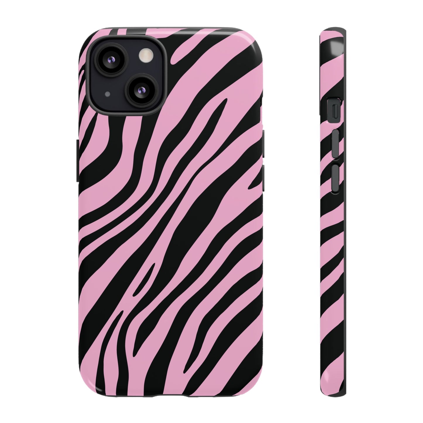 Modern Blush Zebra Print Phone Case