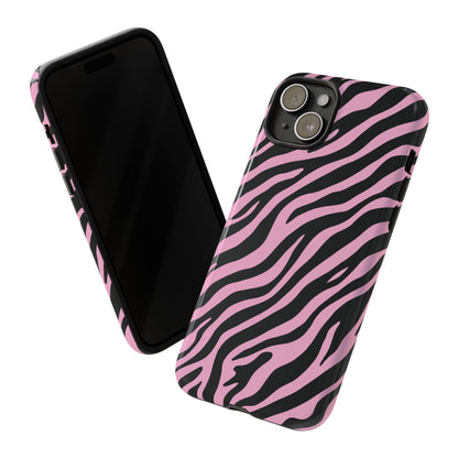 Stylish Blush Zebra Print Phone Case