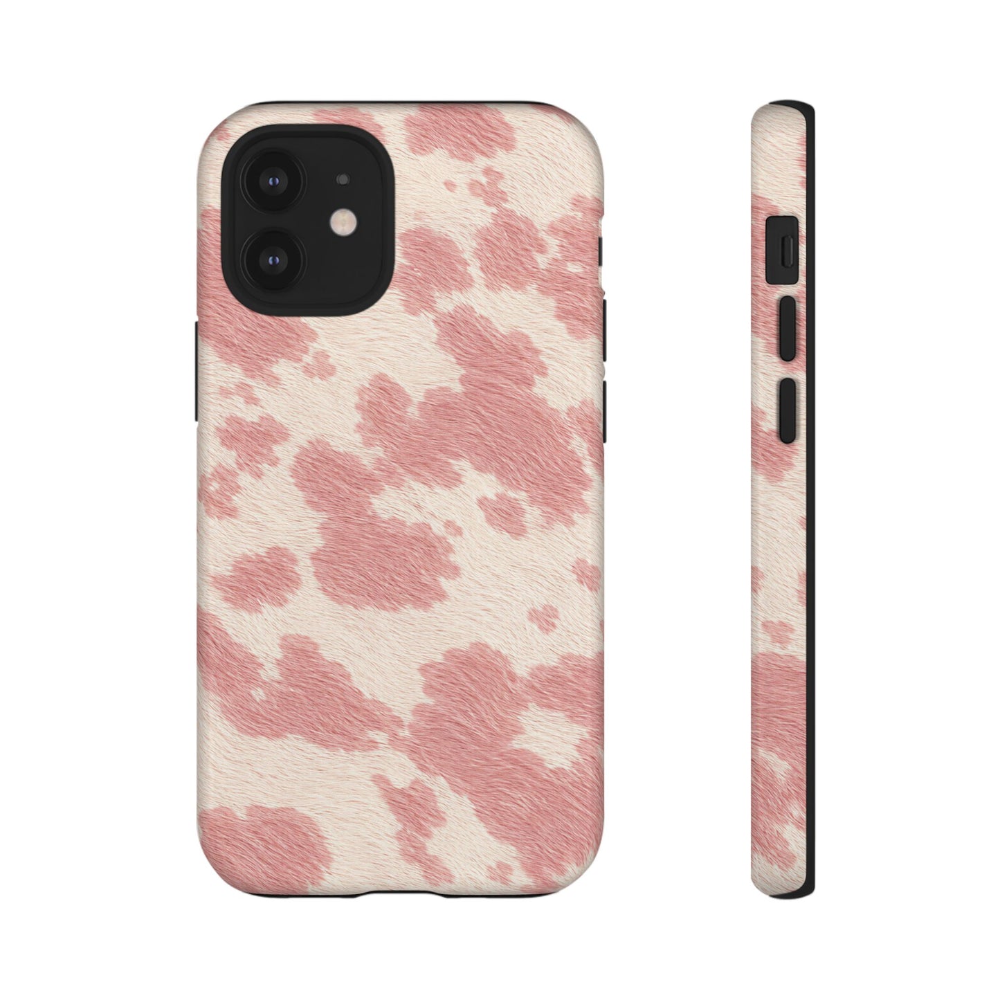 Pretty Blush Cow Print Phone Case