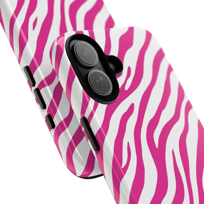 Stylish Hot Pink Zebra Print Phone Case