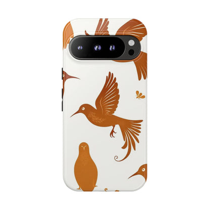 Abstract Bird Pattern Phone Case - Multicolor Phone Case - Google Pixel 9 Pro / Glossy