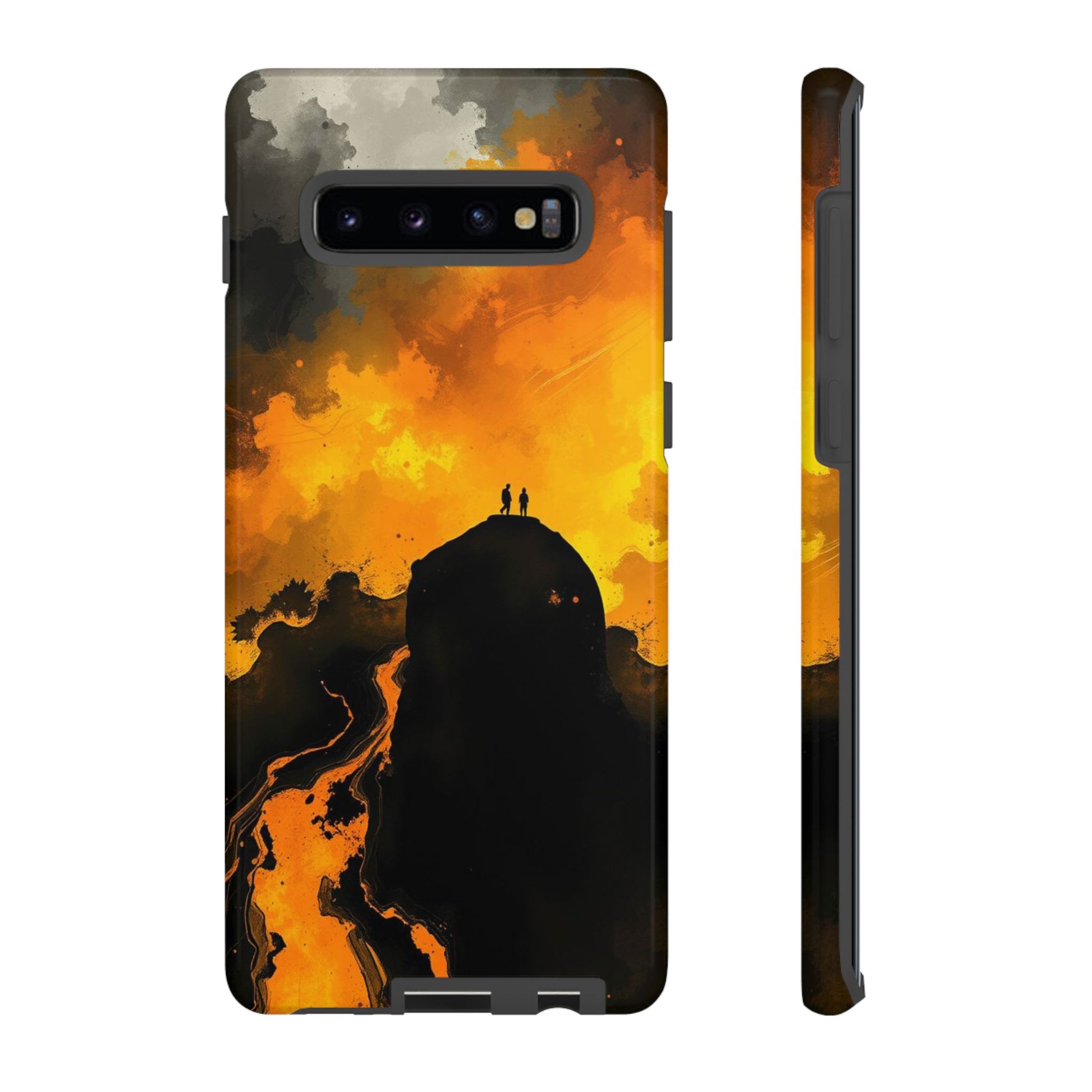 Gothic Watercolour Scene Phone Case - Multicolor Phone Case - Samsung Galaxy S10 Plus / Glossy