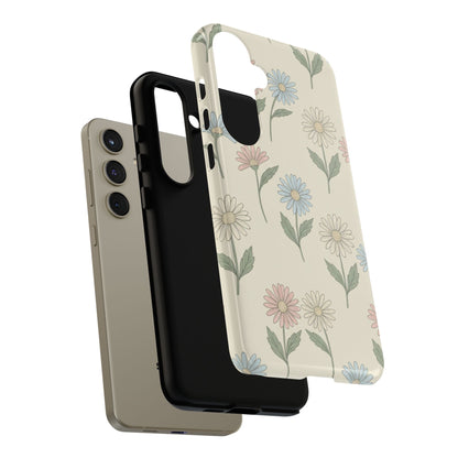 Pretty Pastel Daisy Pattern Phone Case