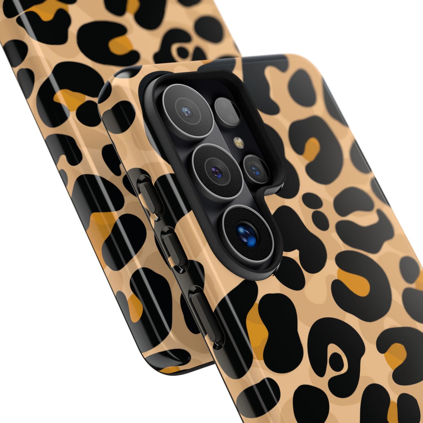 Stylish Mocha Leopard Print Phone Case