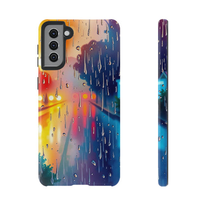 Electric Rain Watercolour Design Phone Case - Multicolor Phone Case - Samsung Galaxy S21 Plus / Glossy