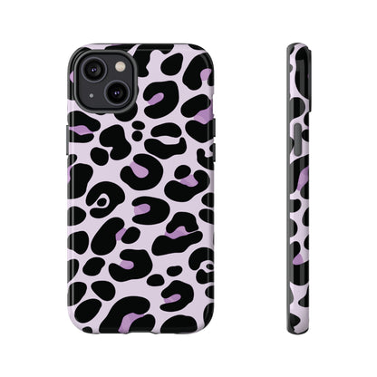 Pretty Lavender Leopard Print Phone Case