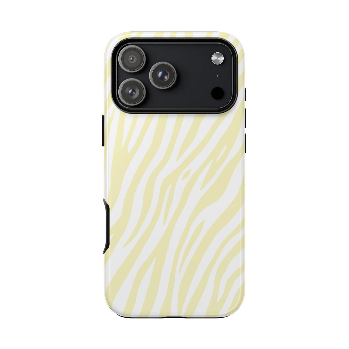 Buttercream Tiger Print Phone Case - Yellow Phone Case - iPhone 18 Pro Max / Glossy