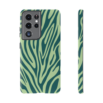 Boutique Sage Tiger Print Phone Case
