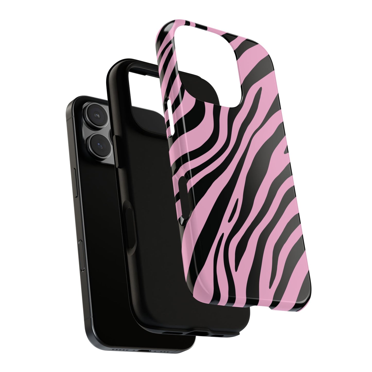 Modern Blush Zebra Print Phone Case