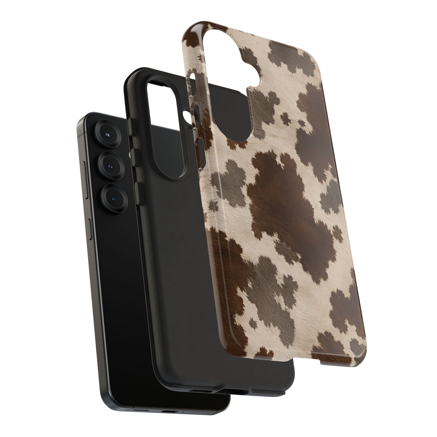 Stylish Mocha Cow Print Phone Case