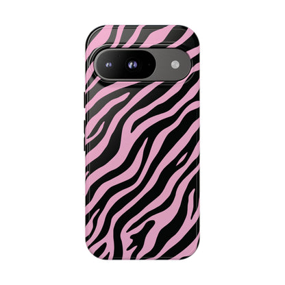 Stylish Blush Zebra Print Phone Case