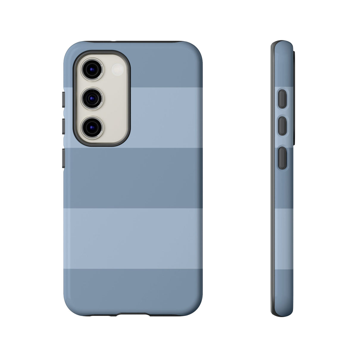 Light Blue Horizontal Stripe Pattern Phone Case - Blue Phone Case - Samsung Galaxy S23 / Glossy