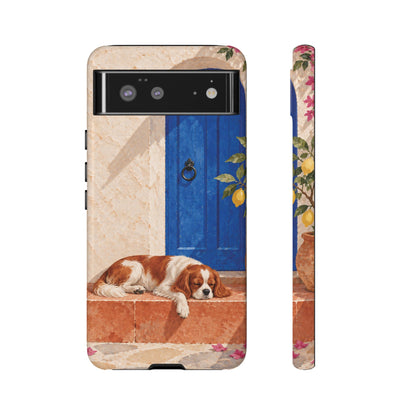 Cavalier King Charles Spaniel Blue Door Siesta Phone Case - Multicolor Phone Case - Google Pixel 6 / Glossy