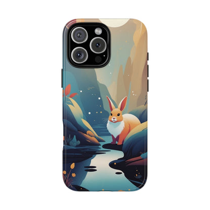 Stylised Rabbit Design Phone Case - Multicolor Phone Case - iPhone 16 Pro Max / Glossy