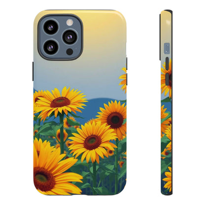 iPhone 13 Pro Max / Glossy Phone Case - Sunflowers Design Phone Case
