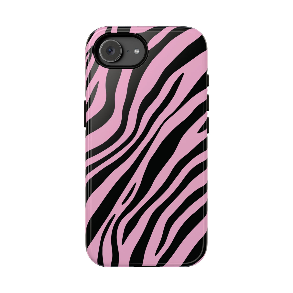 Modern Blush Zebra Print Phone Case - Pink Phone Case - iPhone 17e / Glossy