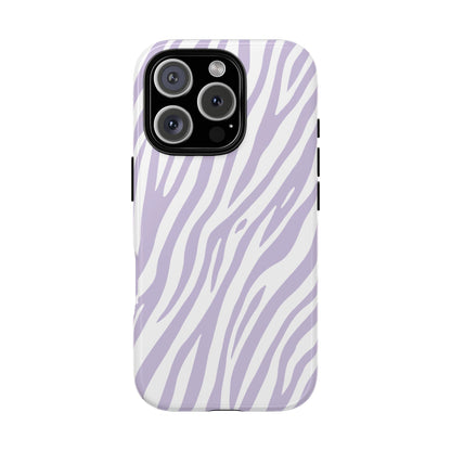 Lavender Tiger Print Phone Case