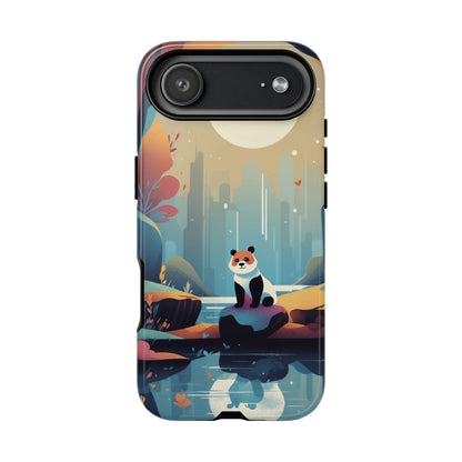 Stylised Panda Design Phone Case - Multicolor Phone Case - iPhone 17 Air / Glossy
