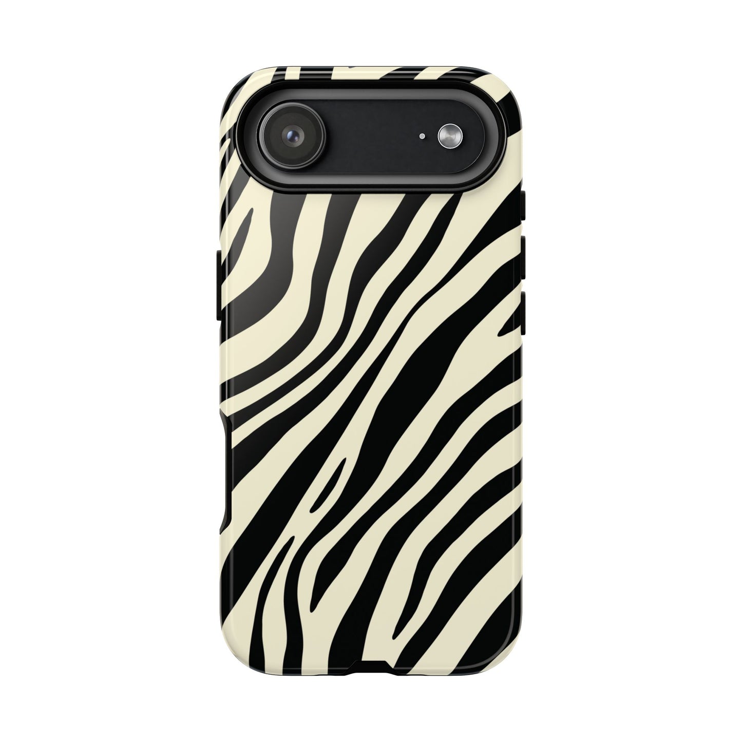 Modern Neutral Zebra Print Phone Case
