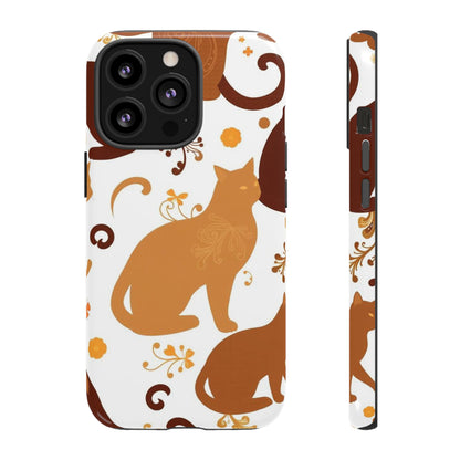 Abstract Cat Pattern Phone Case - Multicolor Phone Case - iPhone 13 Pro / Glossy