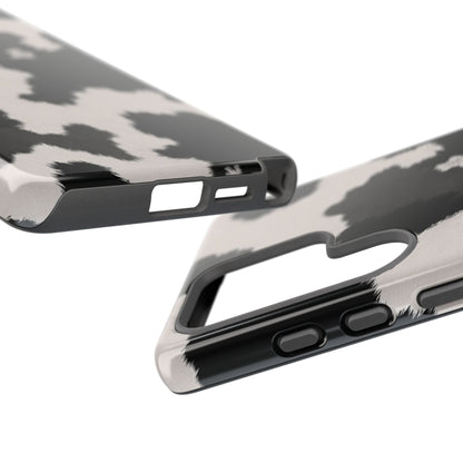 Modern Monochrome Cow Print Phone Case