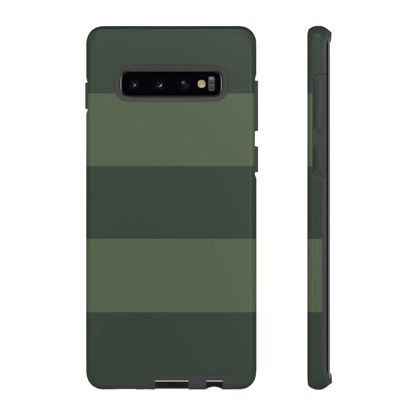 Phone Case - Green Horizontal Stripe Pattern Phone Case