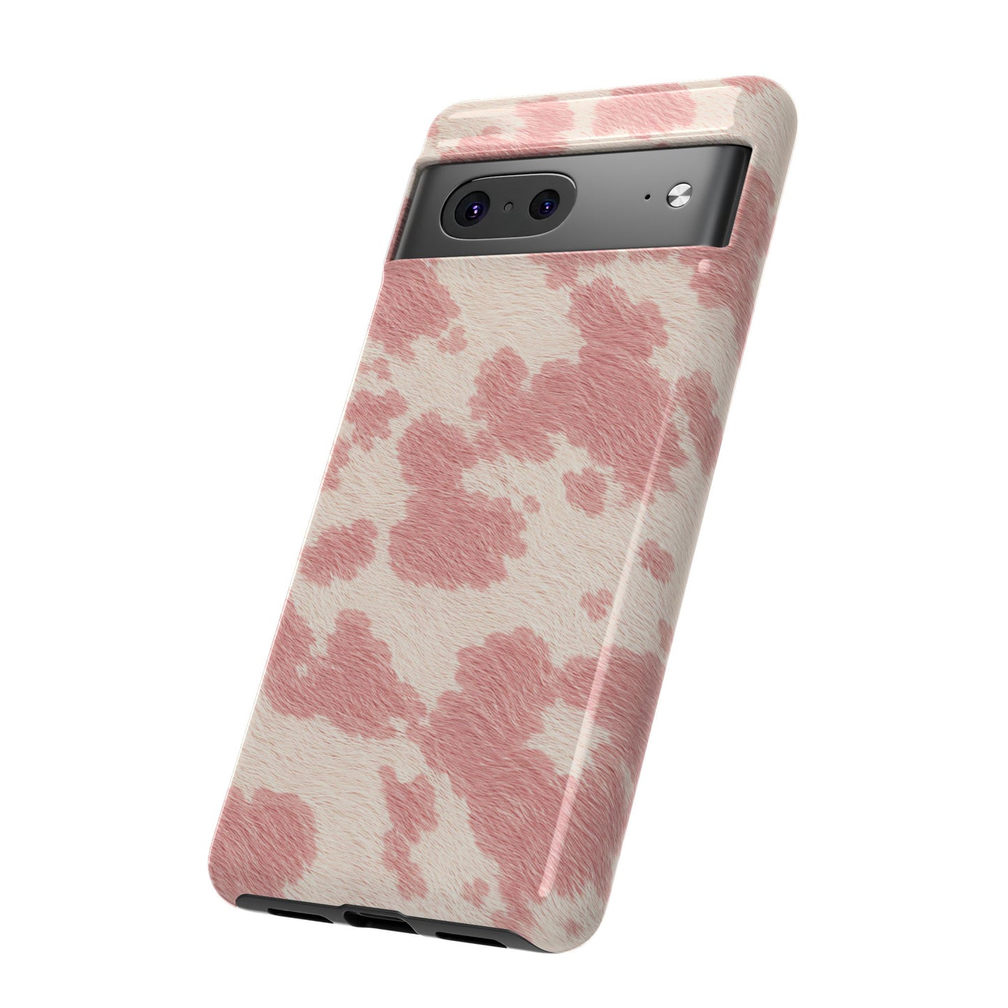 Pretty Blush Cow Print Phone Case