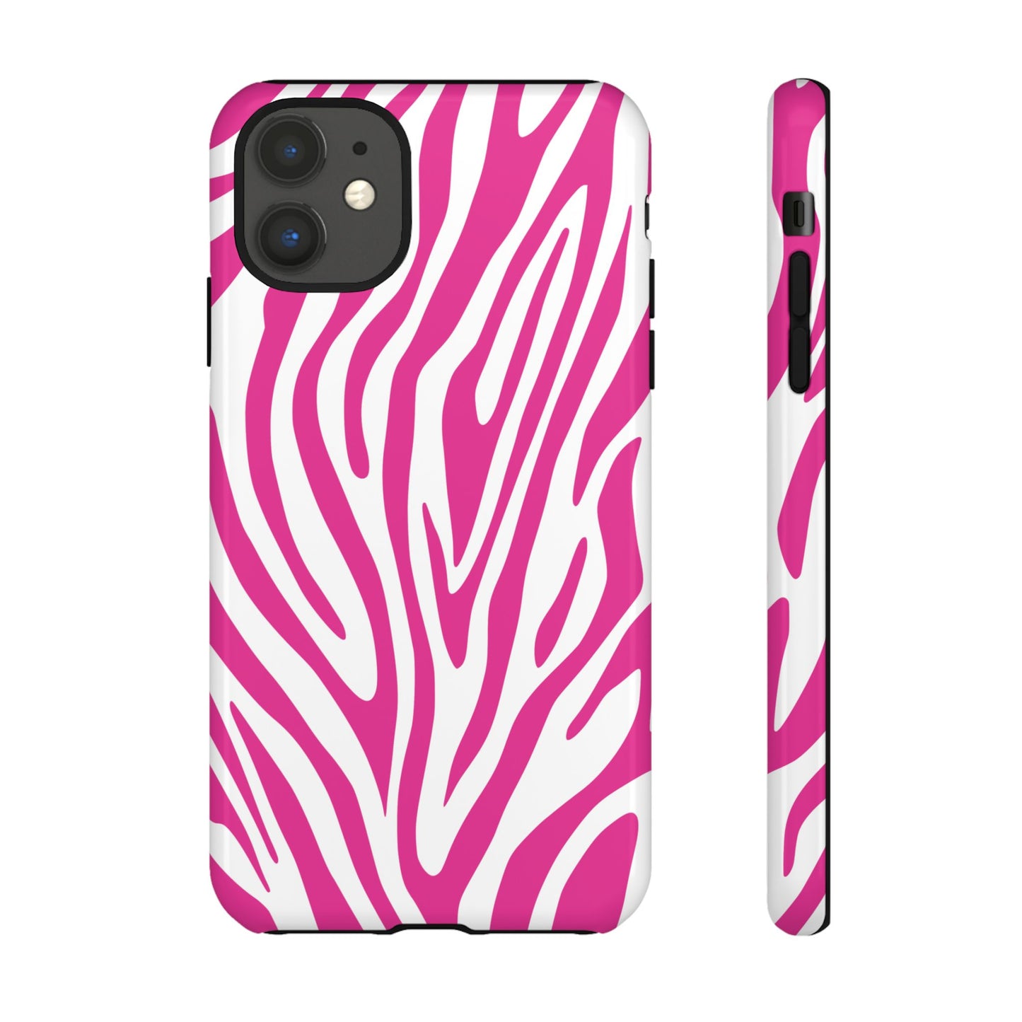 Graphic Hot Pink Tiger Print Phone Case