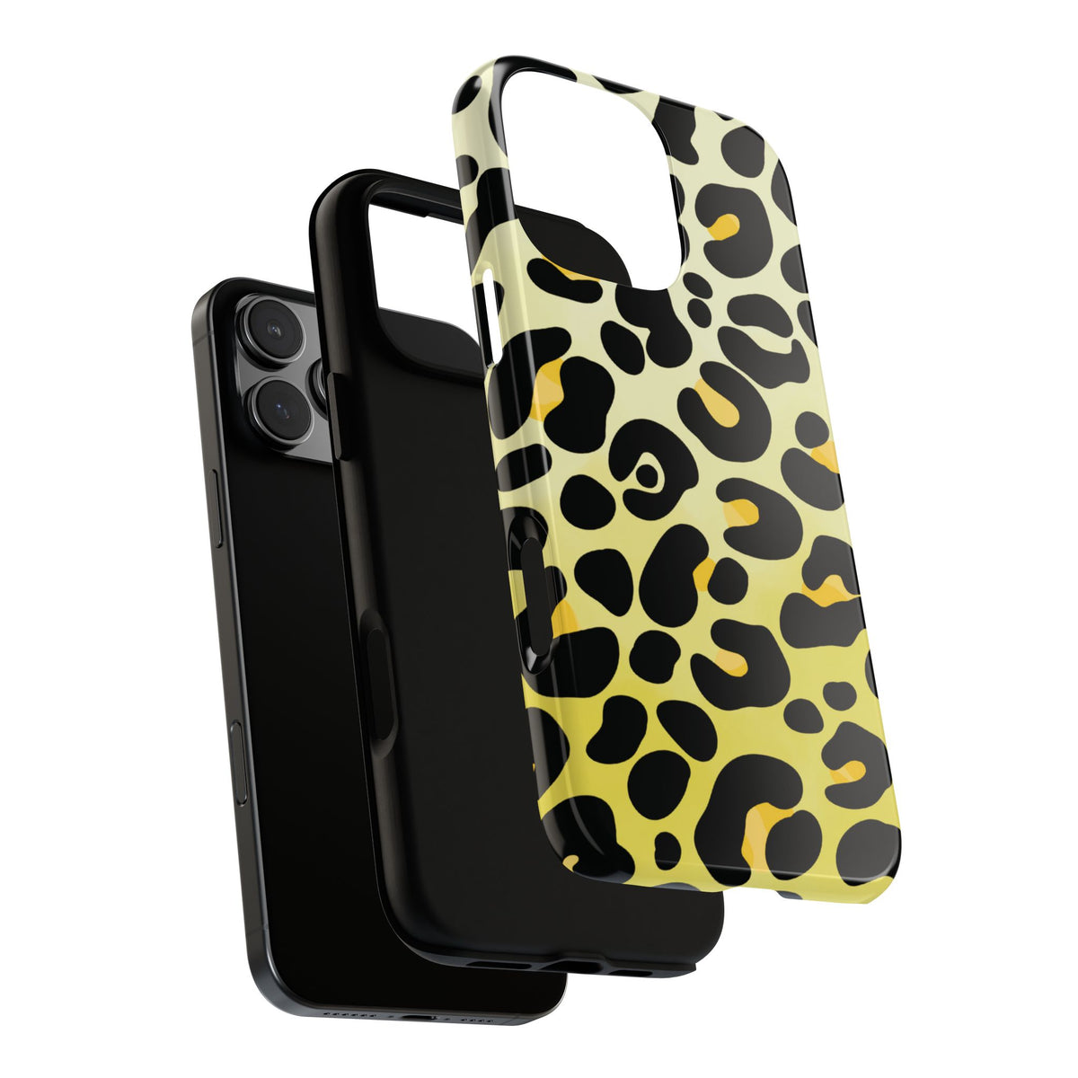 Classic Golden Leopard Print Phone Case - Yellow Phone Case