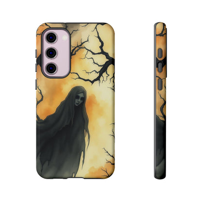 Samsung Galaxy S23 Plus / Glossy Phone Case - Watercolour Gothic Deathly Woman Phone Case