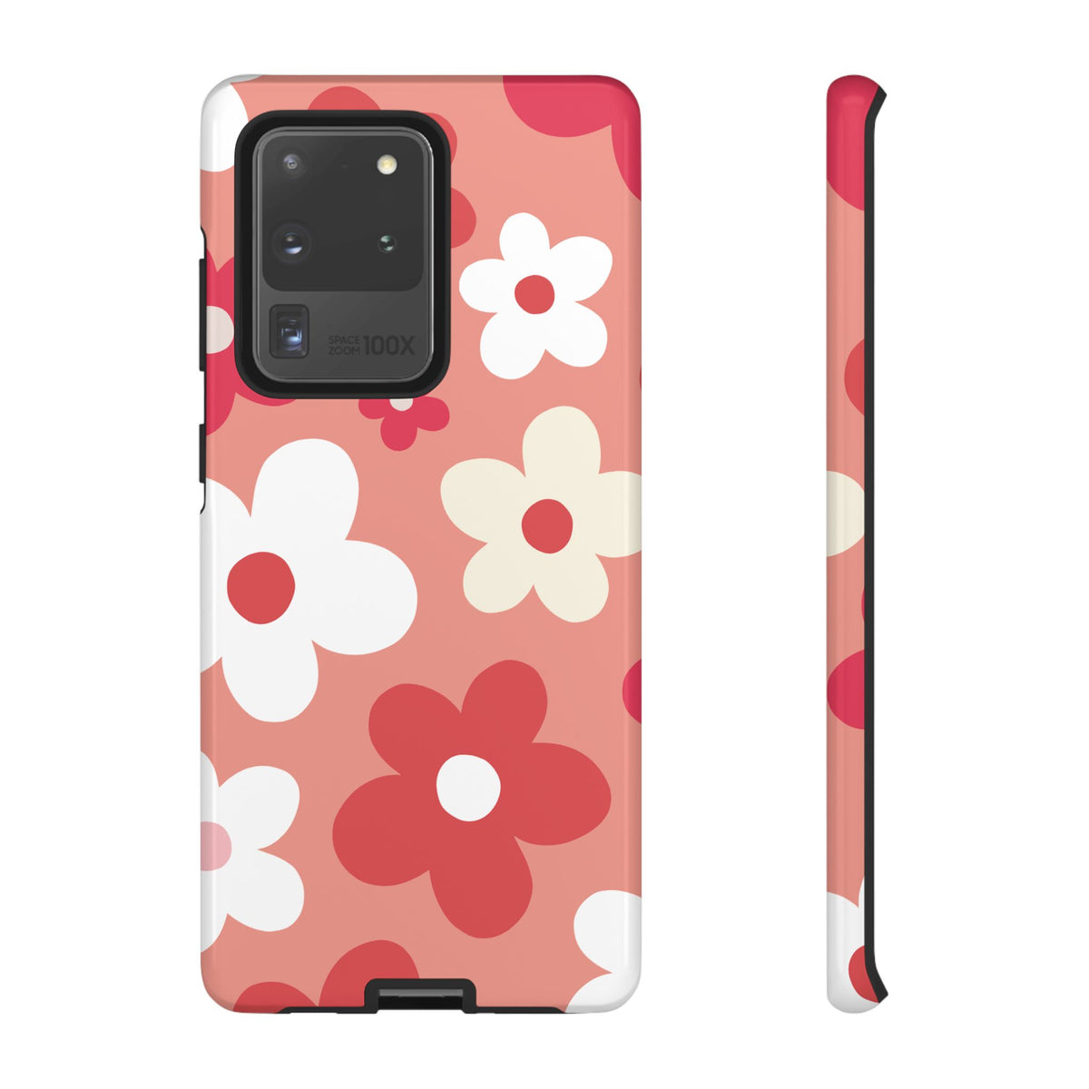 Cute Pink Daisy Pattern #1 Phone Case - Pink Phone Case - Samsung Galaxy S20 Ultra / Glossy