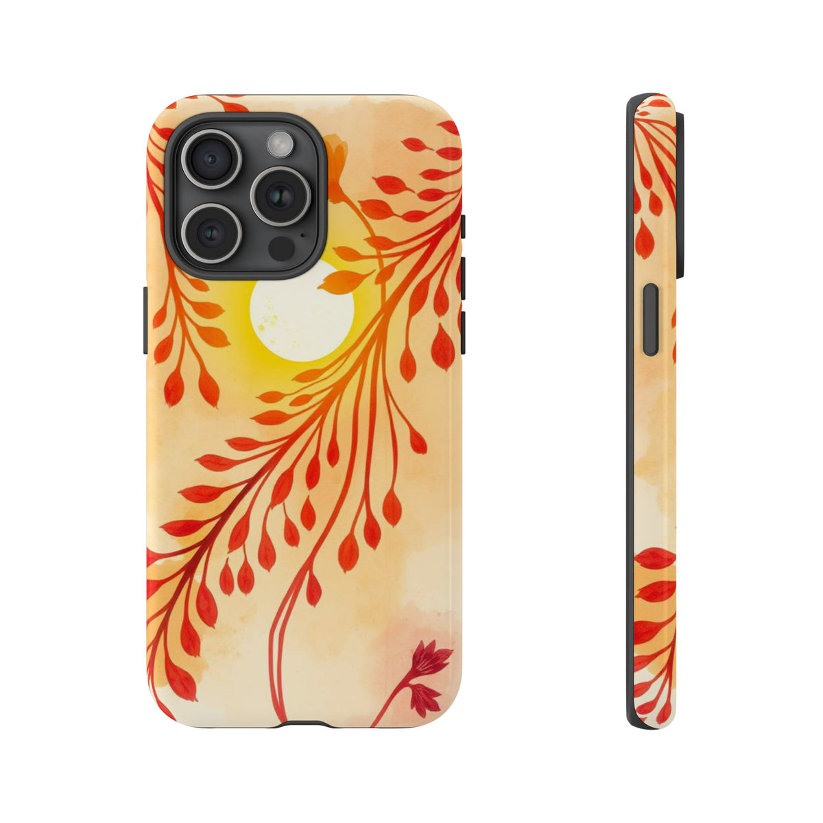 Boho Chic Watercolour Sunset Design Phone Case - Multicolor Phone Case - iPhone 15 Pro Max / Glossy