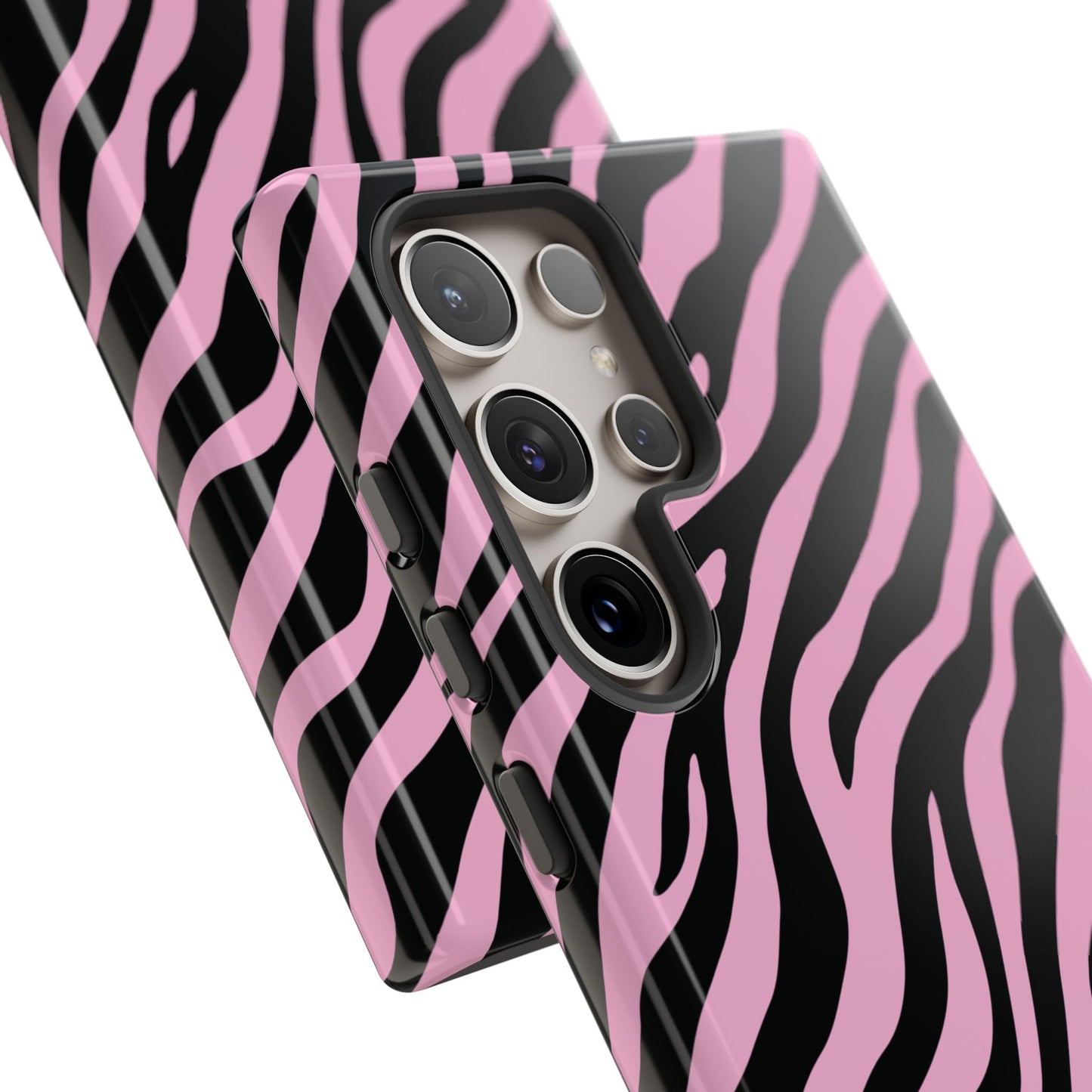 Stylish Blush Zebra Print Phone Case