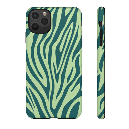 Boutique Sage Tiger Print Phone Case