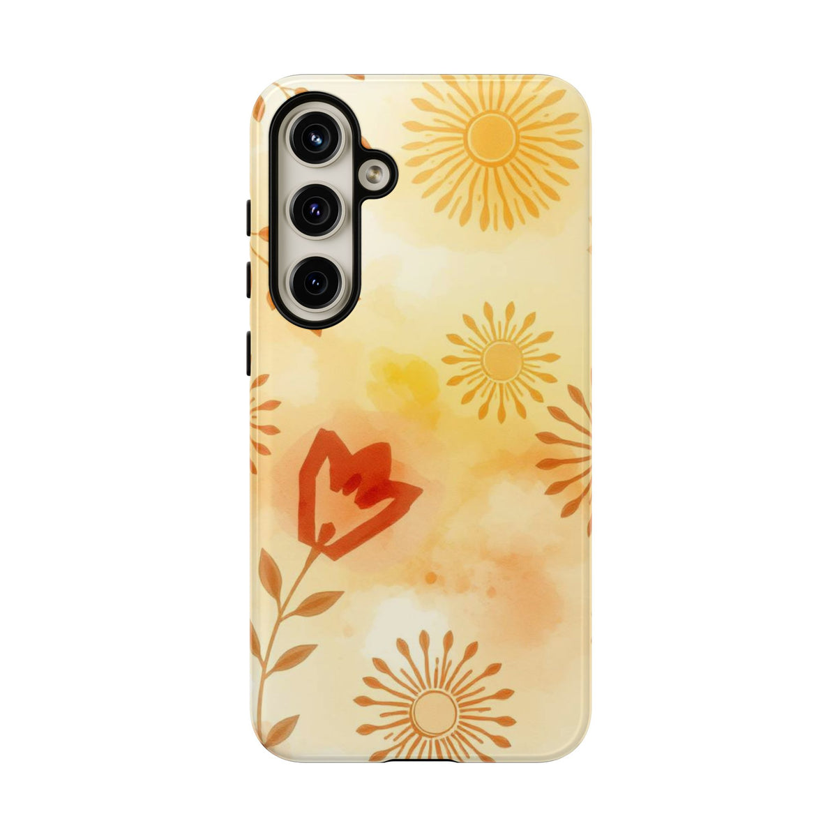 Boho Chic Watercolour Pattern Phone Case - Multicolor Phone Case - Samsung Galaxy S24 Plus / Glossy