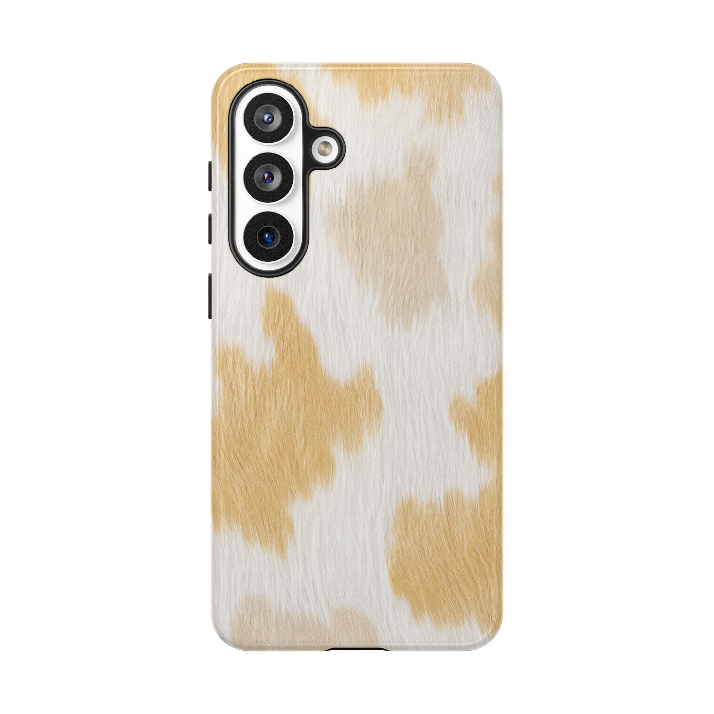 Golden Honey Cow Print Phone Case