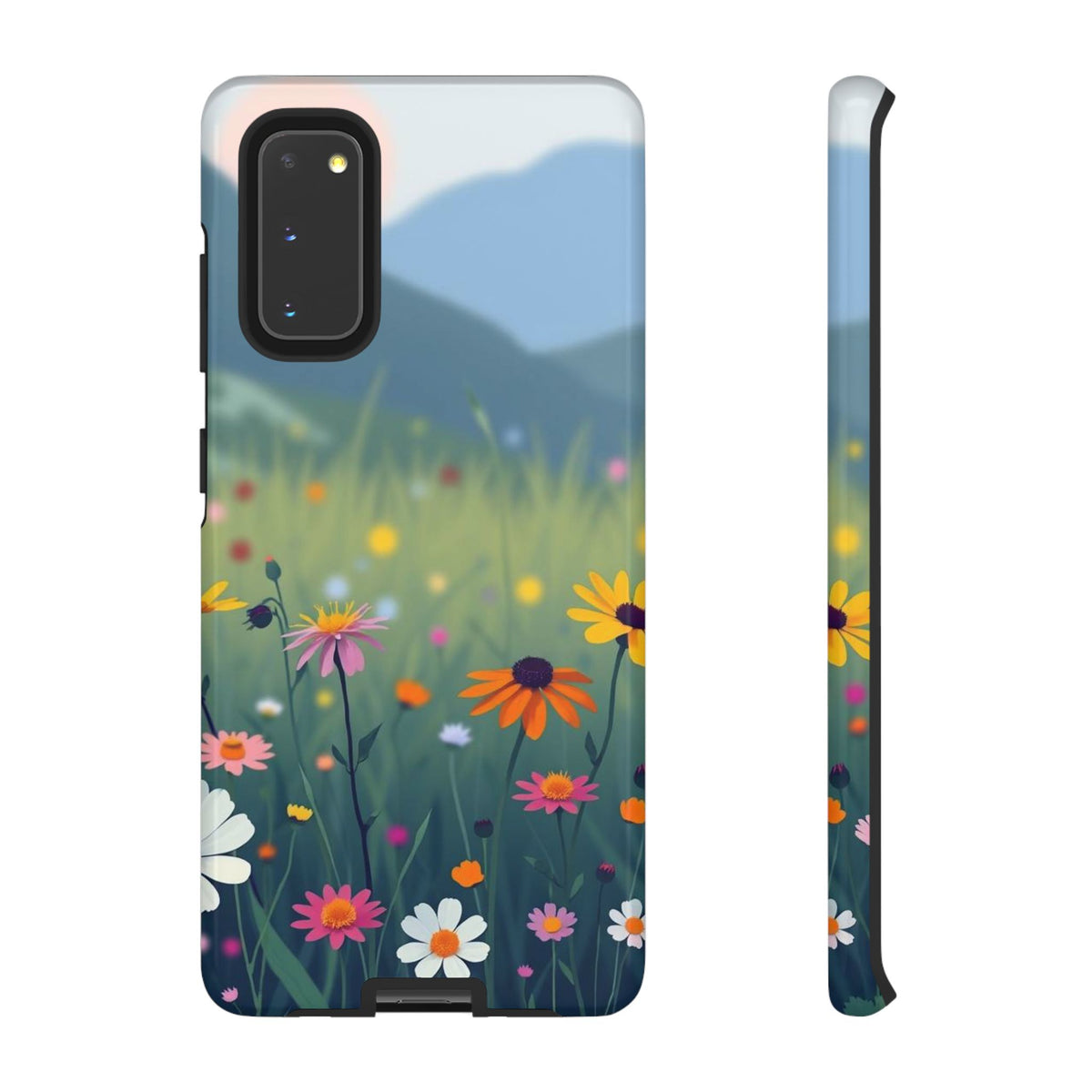 Vibrant Meadow Design Phone Case - Multicolor Phone Case - Samsung Galaxy S20 / Glossy